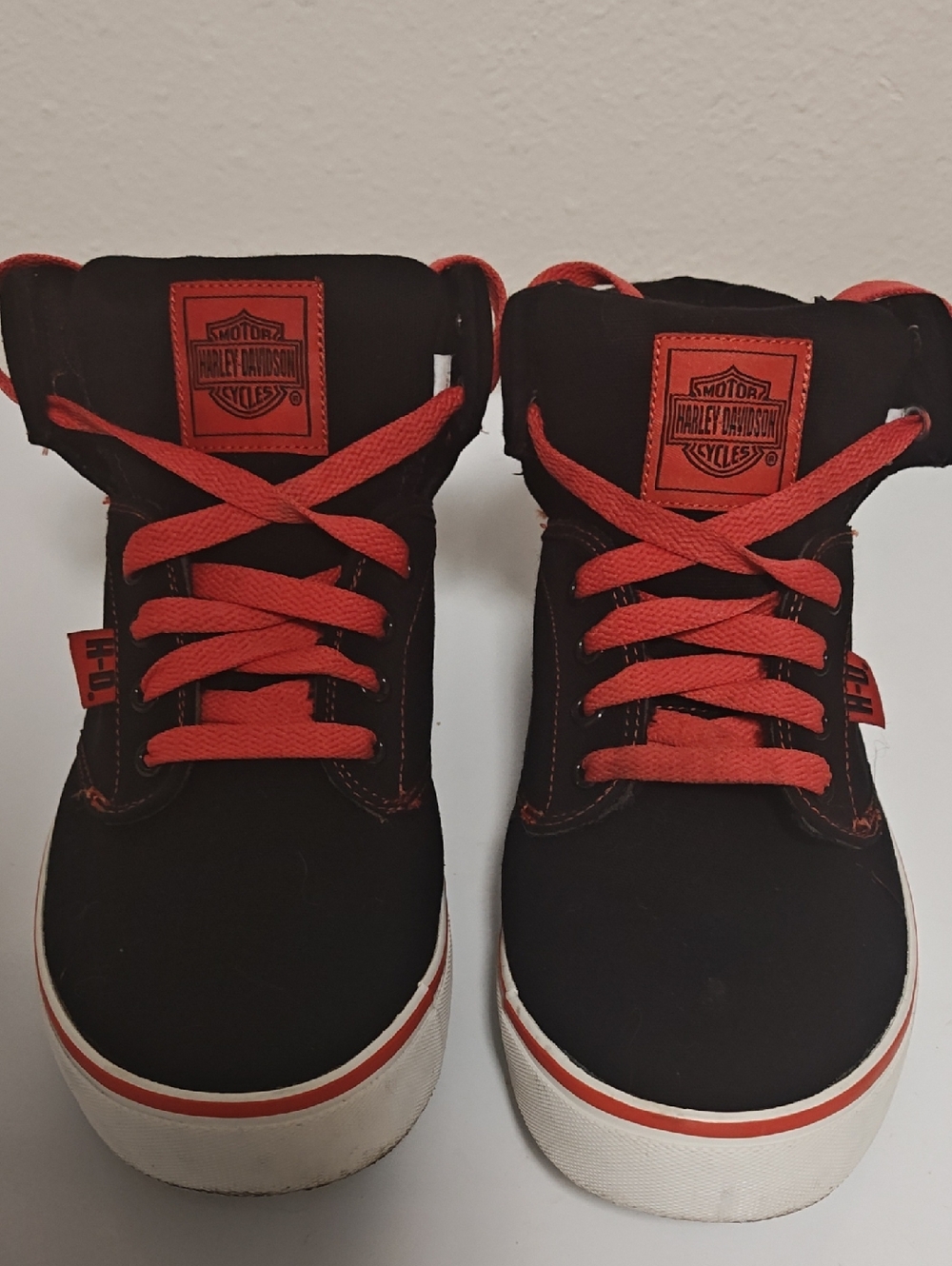 Harley-Davidson Women's Black & Orange Sneakers